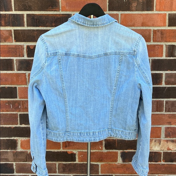 Elle Light Blue Jean Jacket 90’s - Picture 6 of 8